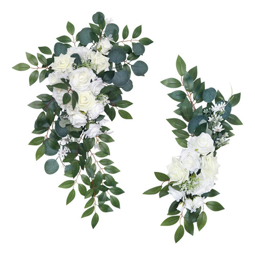 2 Piezas De Flores Decorativas De Arco De Boda Flores
