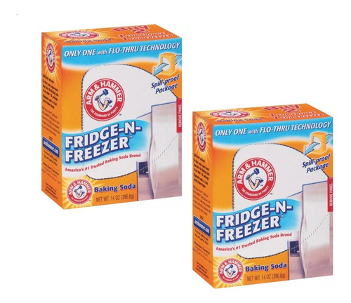 Arm & Hammer Elimina Olores Pack Heladera Y Frezzer 2 Unid