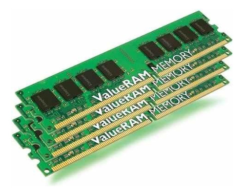 Memoria RAM ValueRAM 4GB 4 Kingston KVR667D2S8F5K4/4G
