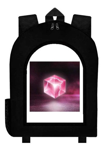 Mochila Negra Black Pink B205