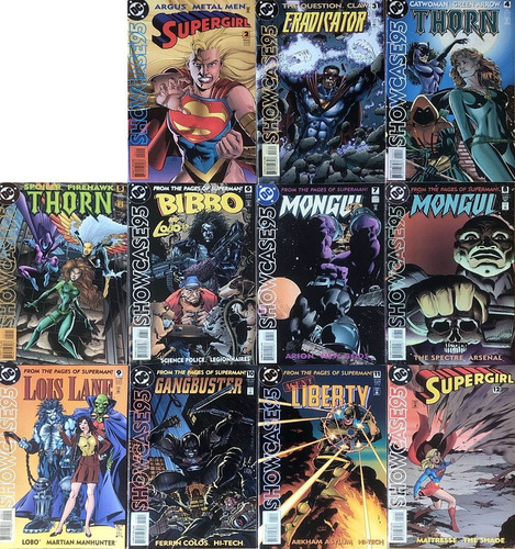 Lote Showcase 95 X 11. #2-12. Superman Spinoffs. Dc. Ingles.