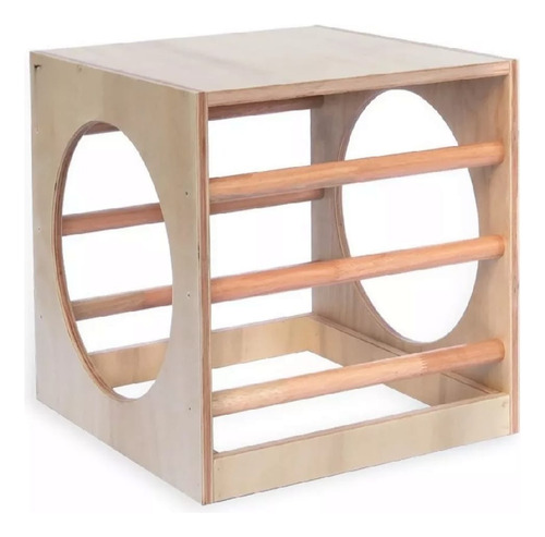 Pack Cubo Y Rampa Doble Pikler Montessori De Madera