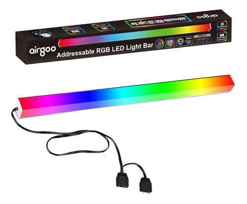 Tira Led Rgb Pc Direccionable Gabinete Gaming 30cm Magnética