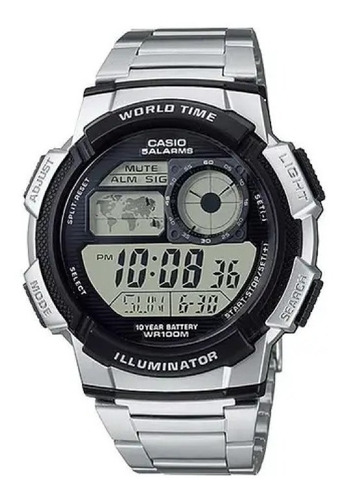 Reloj Casio Ae1000   Acero Orioginal Deportivo