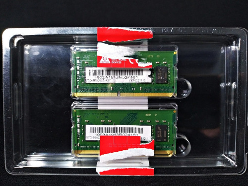 Imagem 3 de 8 de Kit Memória Ram Notebook Kingston Ddr4 2600mhz 2x8gb