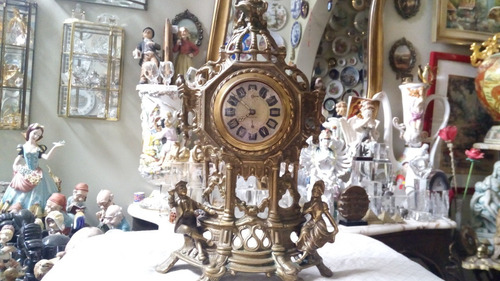 Vendo Reloj Antiguo De Bronce Funciona Perfecto De Cuerda