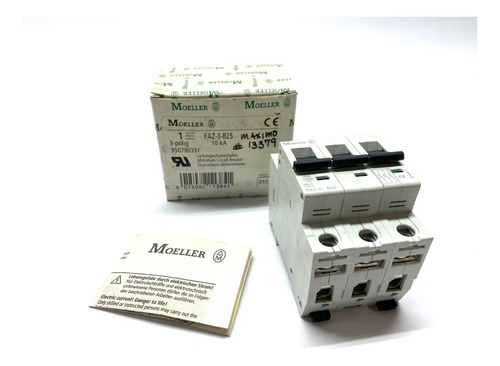 Moeller Faz-3-b25 Miniature Circuit Breaker 3 Pole, Ccr