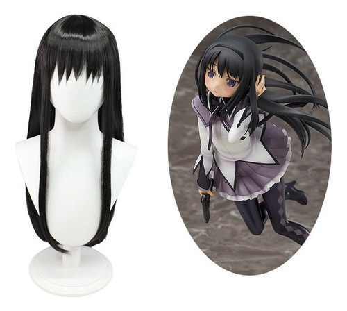 Peruca E Funda Mágicas Akemi Homura Puella Magi Madoka