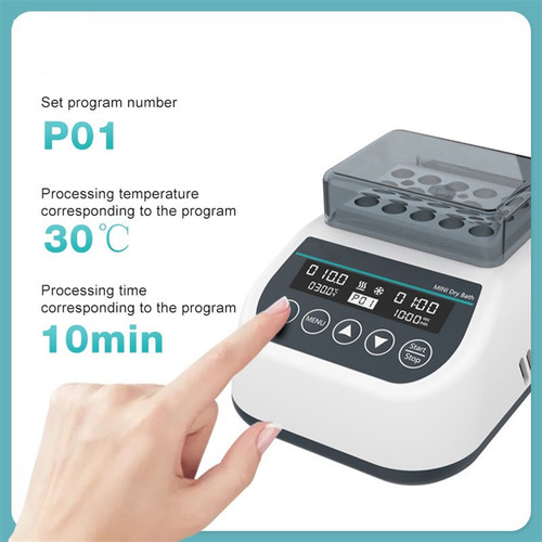 Incubadora Termostática Baño Seco For Laboratorio 0.2mlx40