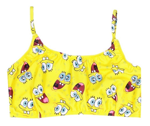 Bikini Bob Esponja Top Recto This Is Feliz Navidad