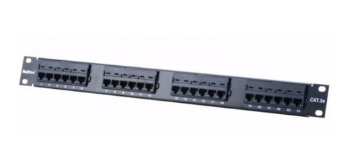 Patch Panel 24 Portas Cat5e Multitoc