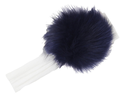 Diadema Elástica Con Pompón Navy -bari Lynn