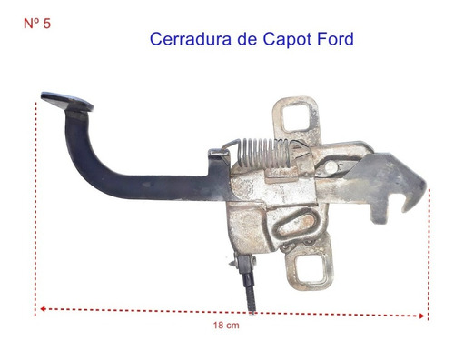 Cerradura De Capot Ford Pickup  (5)
