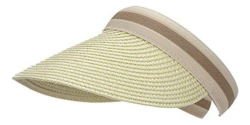 Sombreros - Straw Sun Visors Hats For Kids Embroidered Boys 
