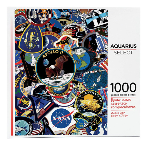 Aquarius Nasa Mission Parches Jigsaw Puzzle 1000 Piezas