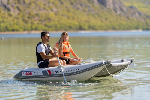 Bote Gomon Inflable Aquamarina Aircat Catamaran 2.8 Color Blanco