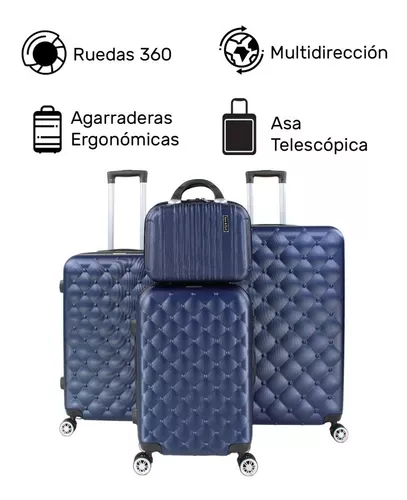 Set de Maletas con ruedas de viaje Rack & Pack