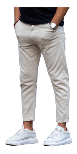 Pantalon Jean Slouchy Crudo Beige Hombre Caballero Ebk ®