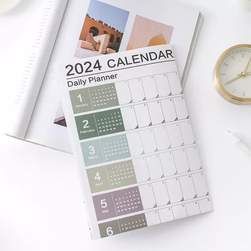 Póster De Calendario Para Colgar En La Pared 2024, Plan Cale