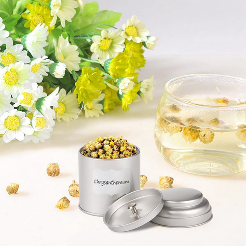 Latas De Té De 6 Piezas Con Tapas Herméticas, Lata