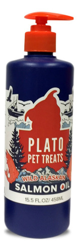 Plato Silver Alaska Salmon Oil Kibble Topper, Dale A Su Perr