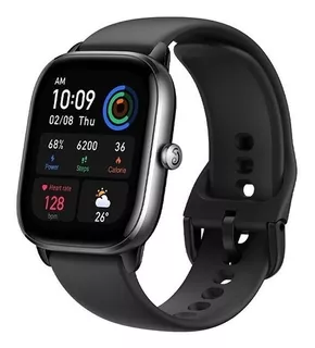 Smartwatch Amazfit Gts 4 Mini 1.65, Midnight Black Com Nf-e Cor Do Bisel Preto