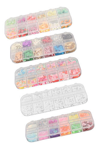 Uñas En Escamas Para Decoración De Uñas Finas, Con Lentejuel