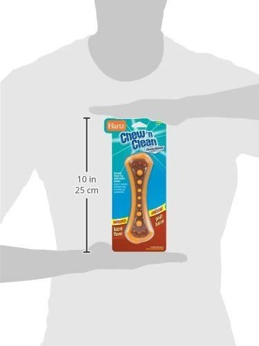 Imagen 8 de 8 de Hartz Chew 'n Clean Bacon Juguete Masticable Para Perro Con