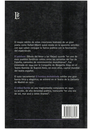 Imagen 2 de 3 de El. Adefesio - Alberti - Losada