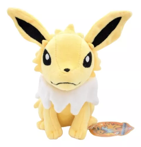 Jolteon Evoluções Evolution Eevee Pokemon Pelúcia 17cm