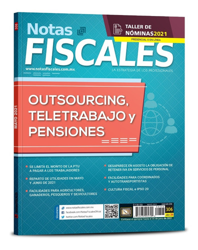 Imagen 1 de 1 de Revista Notas Fiscales 306 Mayo 2021 Formato Impreso