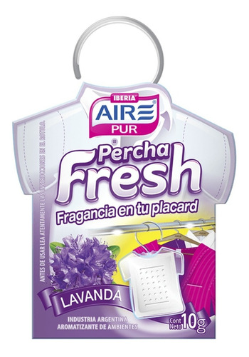 Percha Aire Pur Fresh Para Placard Lavanda (cod 5896)