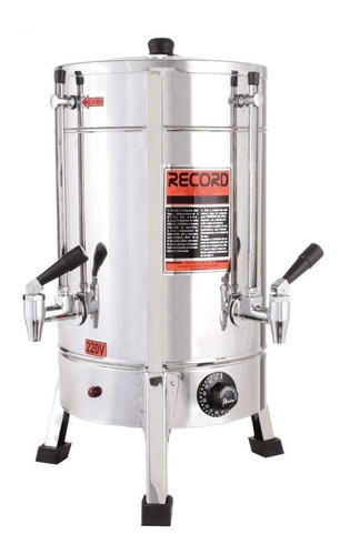 Cafeteira Record 6 Litros Aço Inox 2 Torneiras 1300w 127v