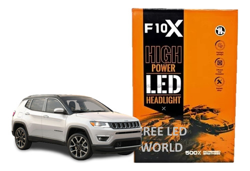 Luces Cree Led F10x Csp Jeep Compass X2