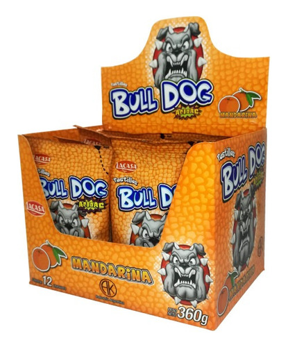 Pastillas Acidas Bulldog Caja X12 Un. - Dulsisa