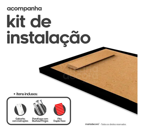 Quadro Decorativo 129x63 Arvore Kit Mdf Mosaico Sala Quarto