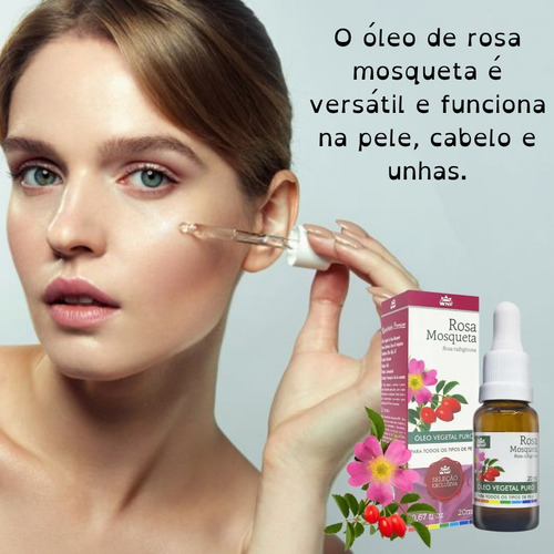 Óleo Hidratante Para Corpo Wnf Vegetal Rosa Mosqueta En Vidro De 20ml/20g