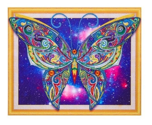 Diamond Painting Pintura Por Diamante Kit Mariposa 3d 50x40