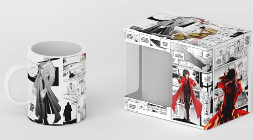 Alucard Integra Seras Hellsing Taza Anime Personalizada Mod4