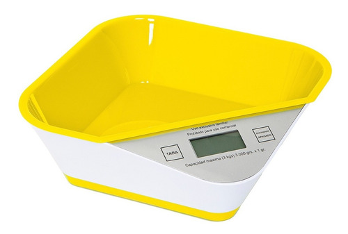 Balanza De Cocina Digital Con Bowl Desmontable Hasta 3kg Hsk