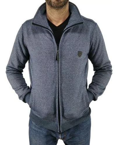 Campera Clásica Davor Frisa Jaspeada Algodón Abrigo Joggins