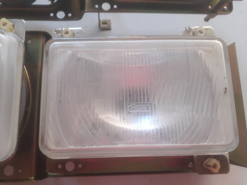 Kit Farol Opala Caravan + Aro Farol Kit Rodão Envemo Rossi