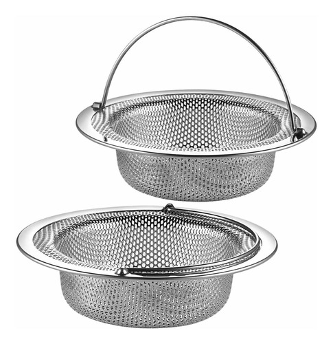 2 Colador Fregadero Cocina Mejorado Acero Inoxidable