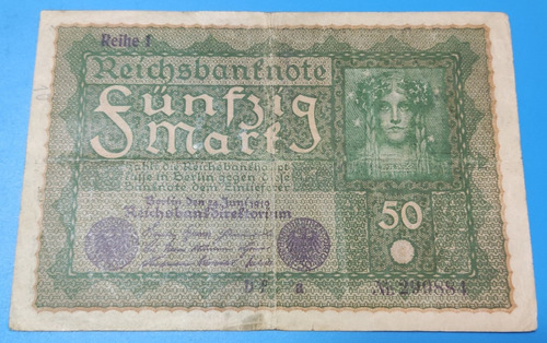 Antiguo Billete De Coleccion Alemania 1919