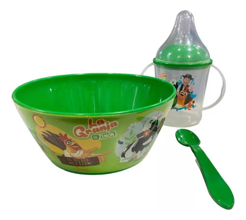 Set Cuenco + Vaso Tomatetina La Granja De Zenon Bel Gioco