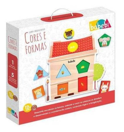 Imagem 2 de 2 de Quebra-cabeça De Encaixe - Cores E Formas - Babebi