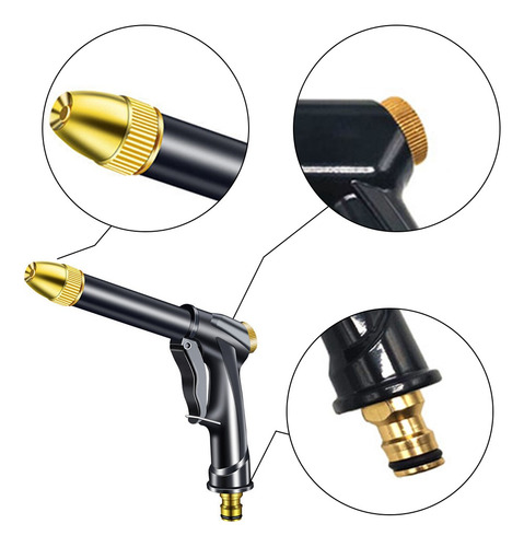Kit De Carro Alta Pressão Água Power Jet Garden Washer Gun