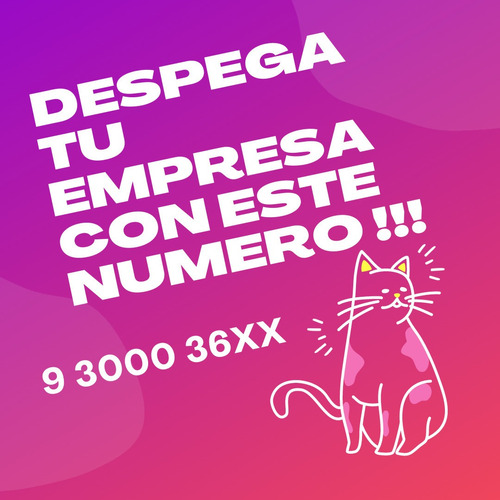 Numero Facil De Recordar Empresa 9300036xx