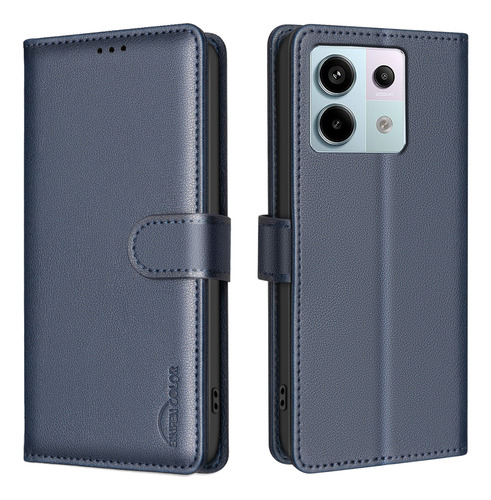 Funda Para Teléfono Redmi Note 13 Pro Wallet, Funda De Piel Rfid Con Soporte Magnético A Prueba De Golpes