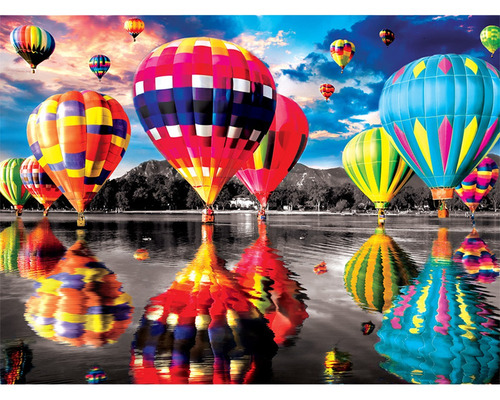 Rompecabezas Buffalo Games Globos Aerostáticos 1000 Piezas